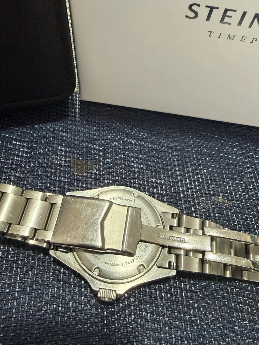 Steinhart Ocean One GMT blue red